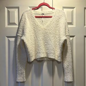 Free People white sweater